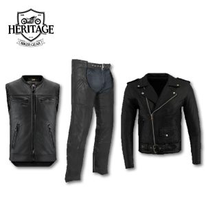 Ride in Style: Complete Leather Biker Apparel Collection